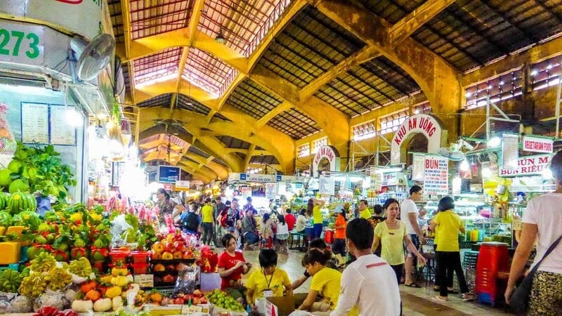 Merchandises in Ben Thanh Market